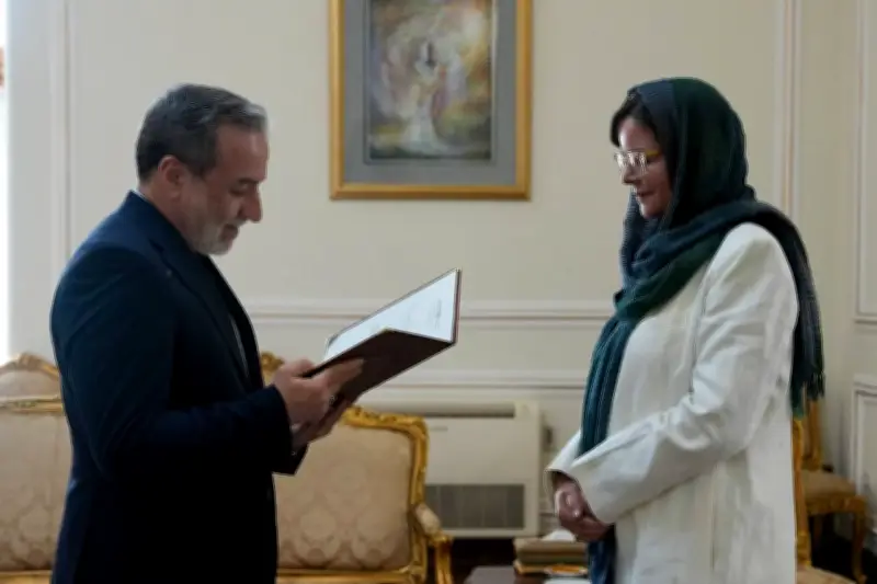 منسق مقيم جديد للأمم المتحدة في إيران يقدم أوراق اعتماده لوزير الخارجية